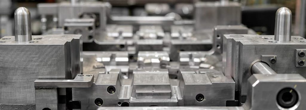 Complex geometry in die casting mold, highlighting the versatility in creating intricate metal parts