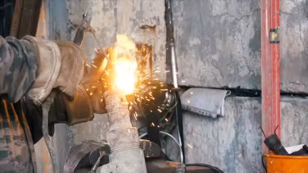 Welding joints on Copper pipe