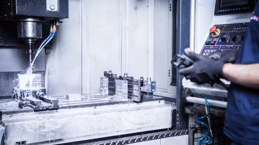 Efficient setup of cnc machine with live tooling, illustrating reduced downtime and increased production efficiency