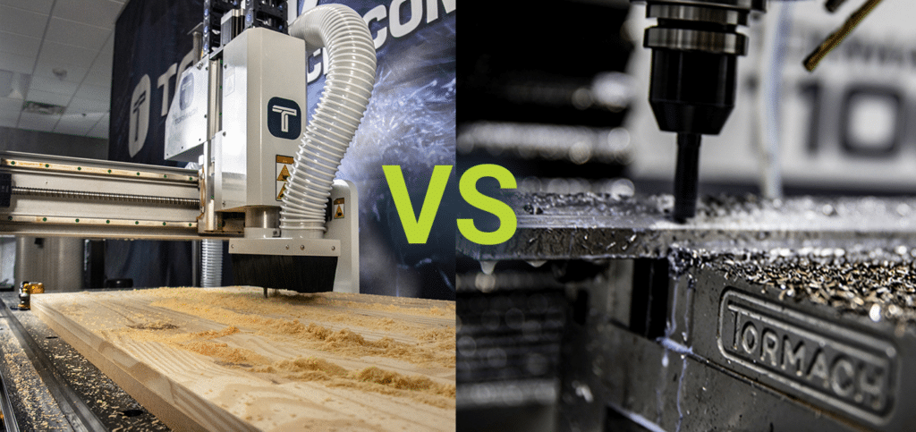 Metal milling vs wood milling