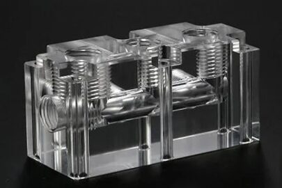 Transparent PMMA finish part 10