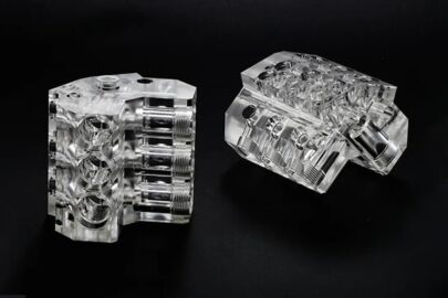 Transparent PMMA finish part 5