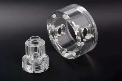 Transparent PMMA finish part 8