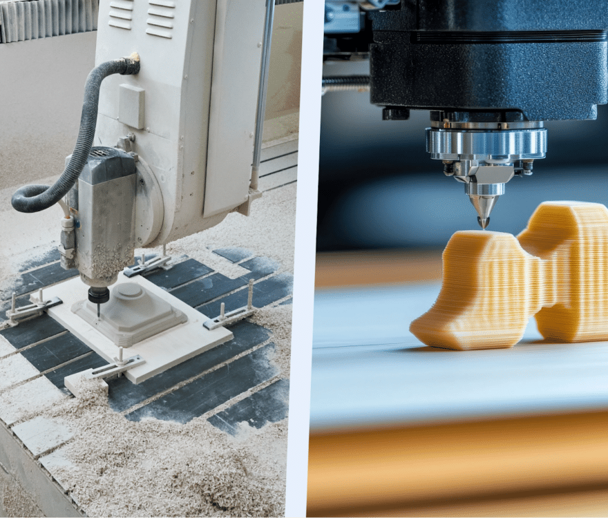 CNC-Fräsen in kleinen Stückzahlen vs. 3D-Druck: Was ist besser? Bildblog