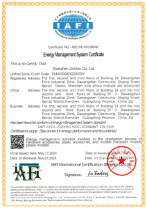 certificat ISO50001:2018