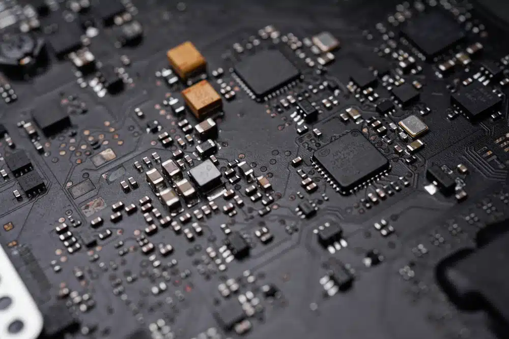 A,Black,Colour,Waterproof,Printed,Circuit,Board,With,Cpu,,Smd