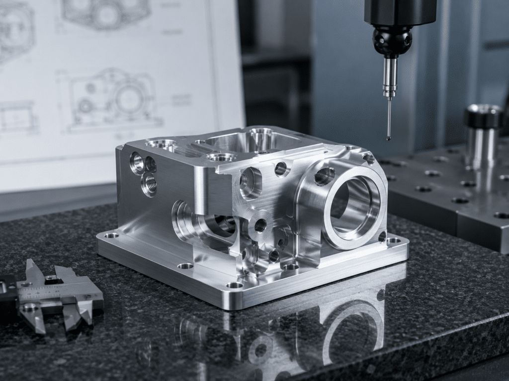Prototype métallique usiné CNC pour essais fonctionnels