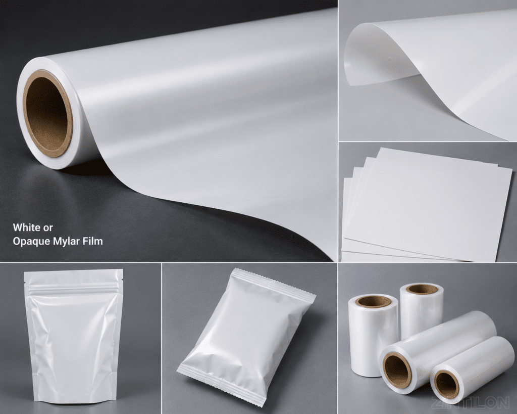 Film Mylar blanc ou opaque
