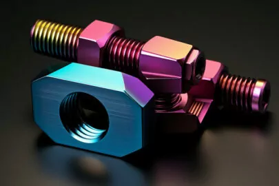 Anodized Titanium Fastener